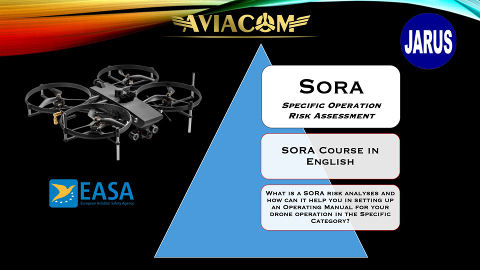 SORA course in English SORA - Specific Operation Risk Assessment for UAS - Unmanned Aircraft Systems